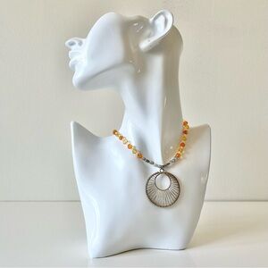 Beaded Pendant Necklace